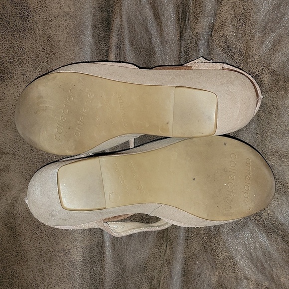 Antelope collection brown suede wedge shoes size EU 37 US 7 - Picture 13 of 13